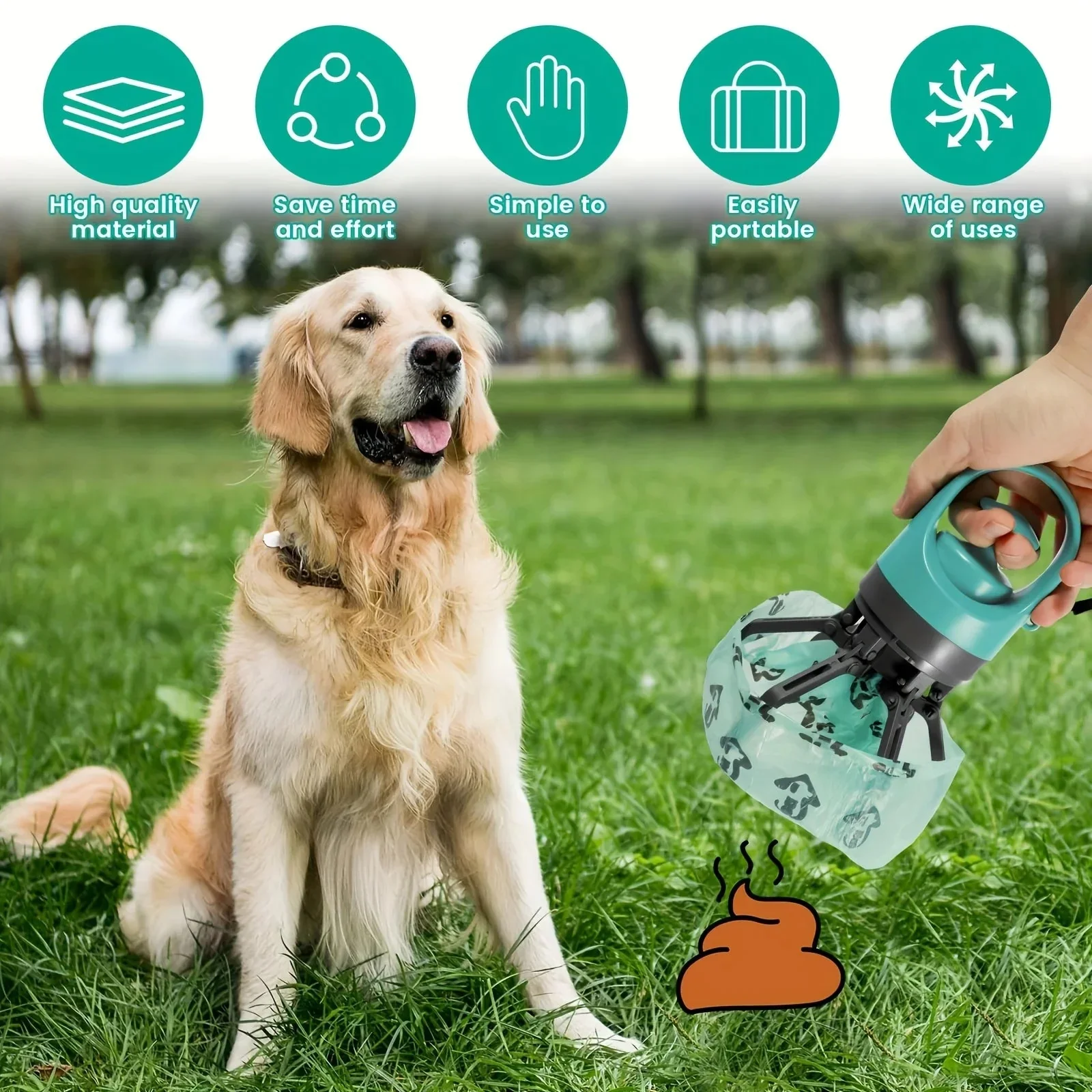 š¾Portable Poop Scooper with Bags - Image 4