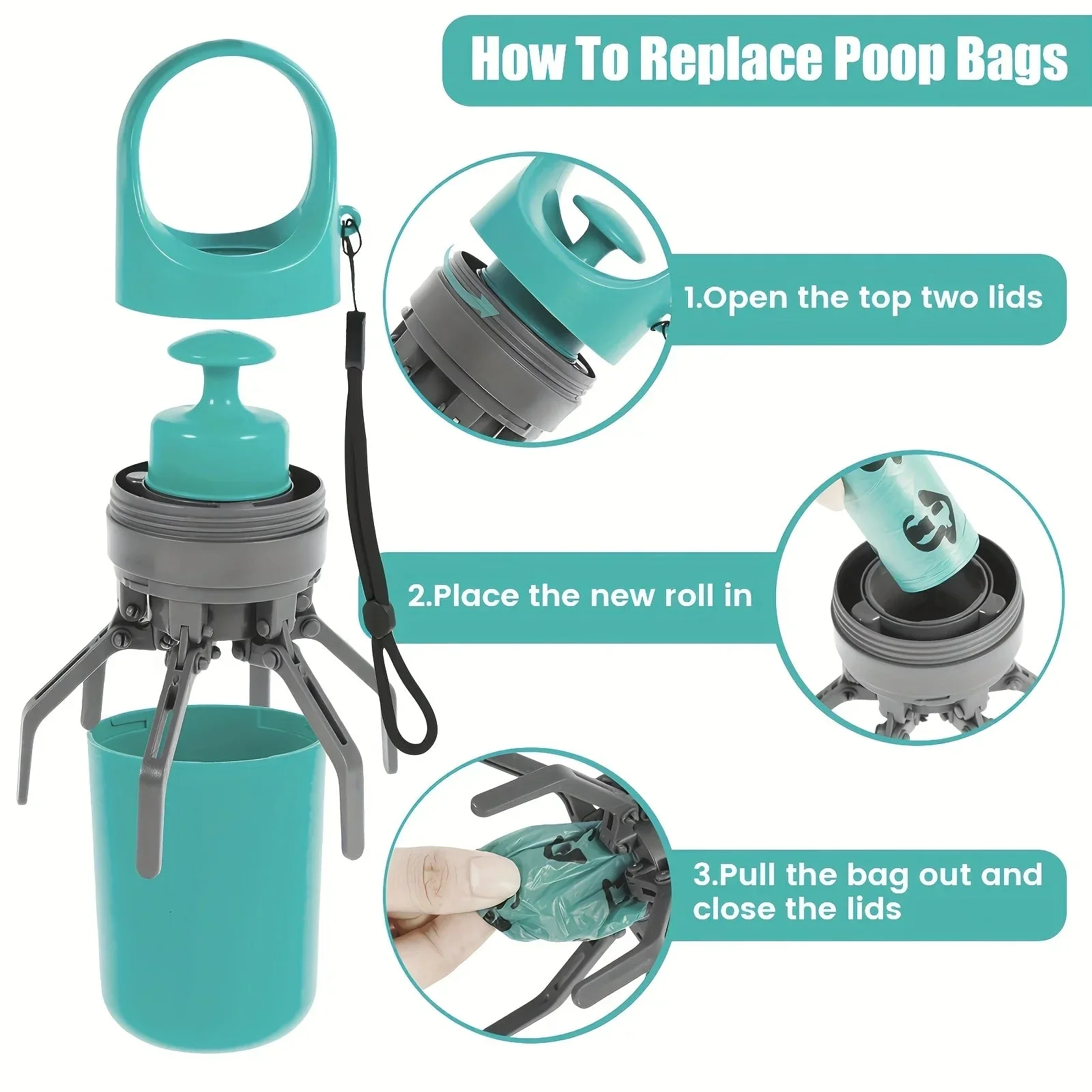 š¾Portable Poop Scooper with Bags - Image 5