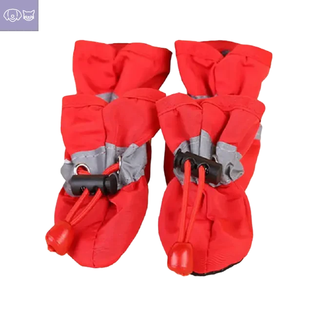 4pcs/set Waterproof Pet Dog Shoes - Image 10