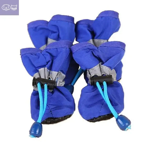 4pcs/set Waterproof Pet Dog Shoes - Image 12