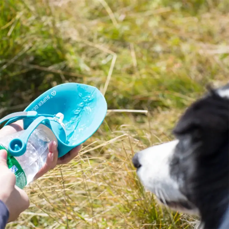2-In-1 Pet Dog Water Bottle With Food Bowl For Travel Supplies - Image 2