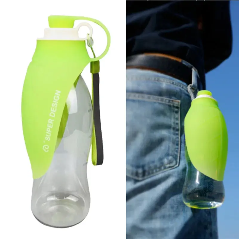 2-In-1 Pet Dog Water Bottle With Food Bowl For Travel Supplies - Image 4