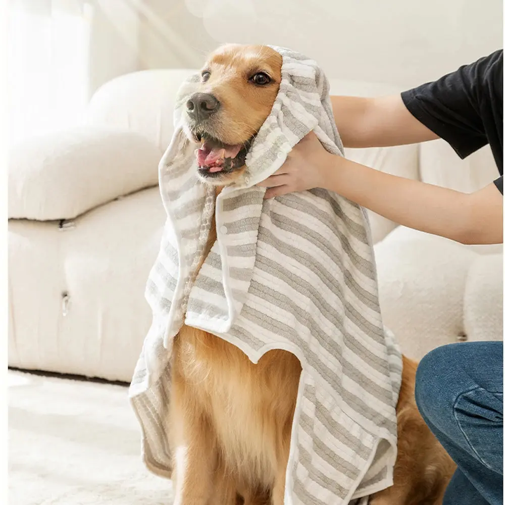 Absorbent Dog Bathrobe - Quick-Drying Towel for All Sizes - Image 6