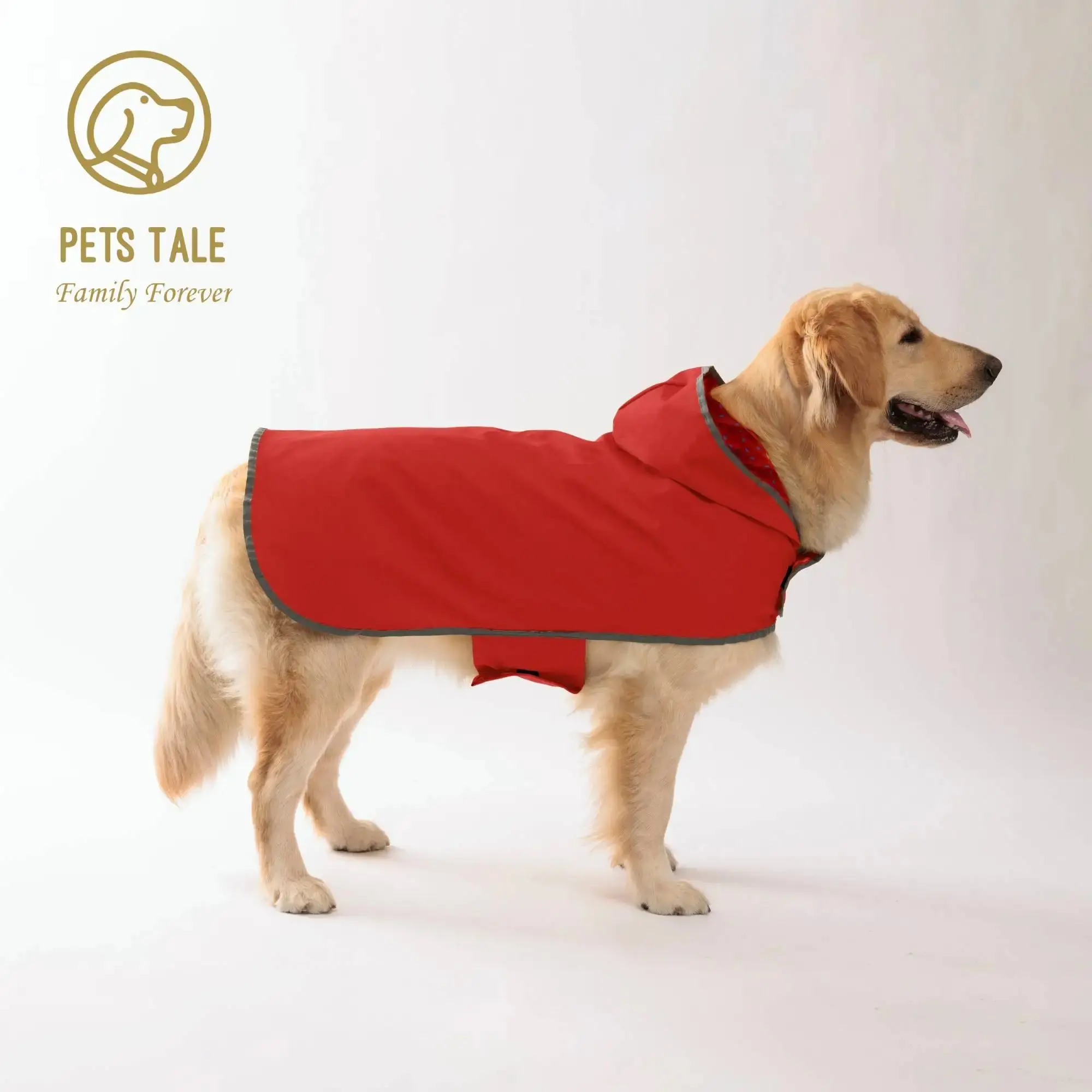 All Weather Dog Raincoat – Dual-Sided Waterproof with Velcro Closure - Image 5
