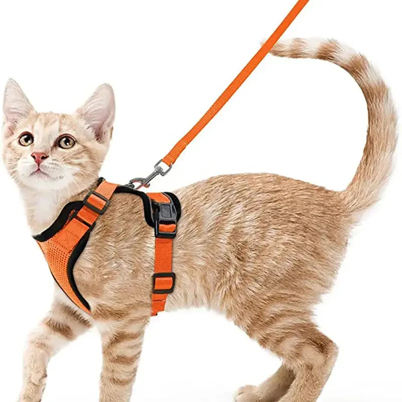 Cat Harness and Leash for Walking – Escape Proof, Soft &amp; Adjustable Vest Harnesses - Image 14