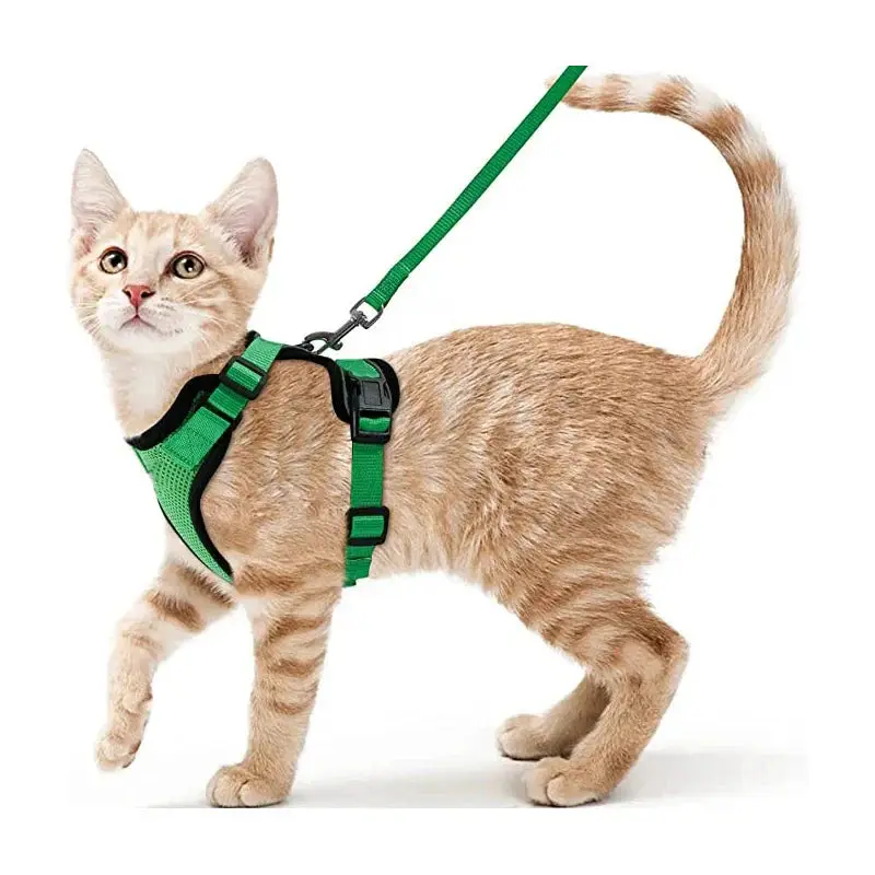 Cat Harness and Leash for Walking – Escape Proof, Soft &amp; Adjustable Vest Harnesses - Image 17