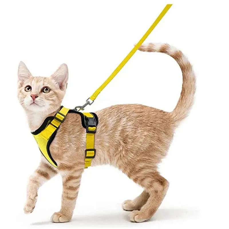 Cat Harness and Leash for Walking – Escape Proof, Soft &amp; Adjustable Vest Harnesses - Image 8