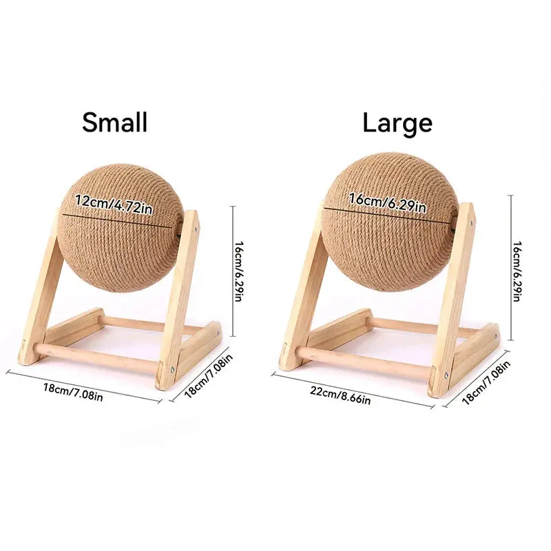 Cat Scratching Ball Toy – Sisal Rope Board for Grinding Paws - Image 6
