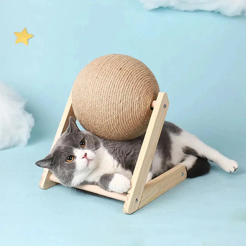 Cat Scratching Ball Toy – Sisal Rope Board for Grinding Paws - Image 8