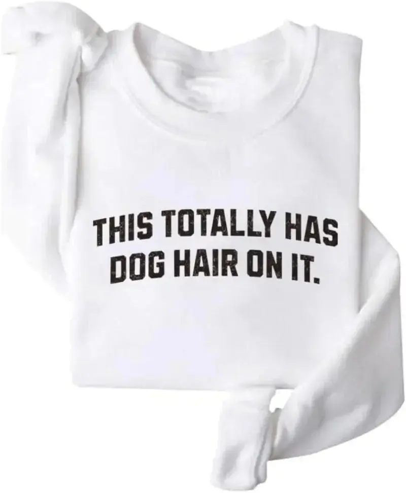 Dog Hair Crewneck Sweatshirt (Unisex) | Comfortable and Stylish - Image 4