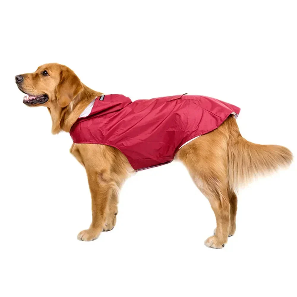 Dog Raincoat – Waterproof Hooded Jacket with Reflective Stripe (Small, Medium, Large) - Image 6