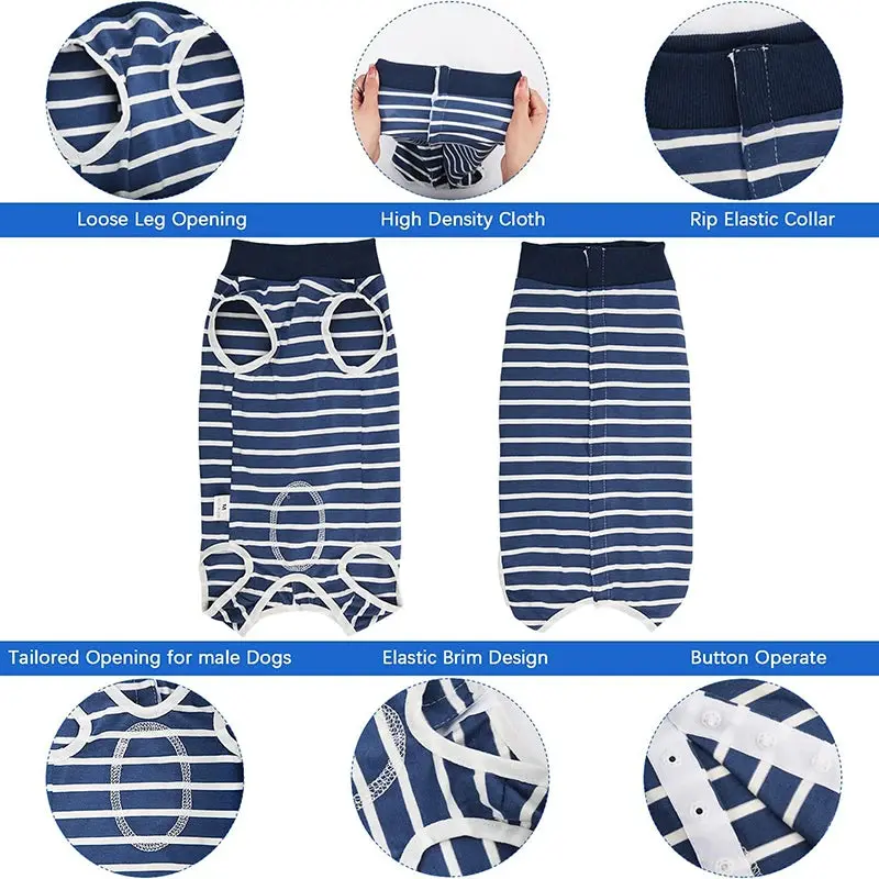 Dog Recovery Suit for Abdominal Wounds – Anti-Licking Onesie - Image 4