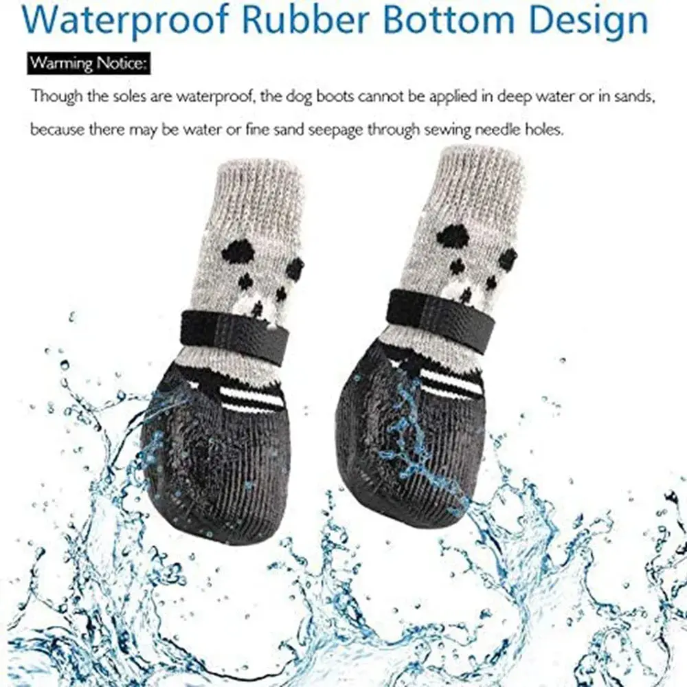 PawProtector⢠Waterproof Breathable Dog Socks: Non-Slip & Adjustable - Image 2