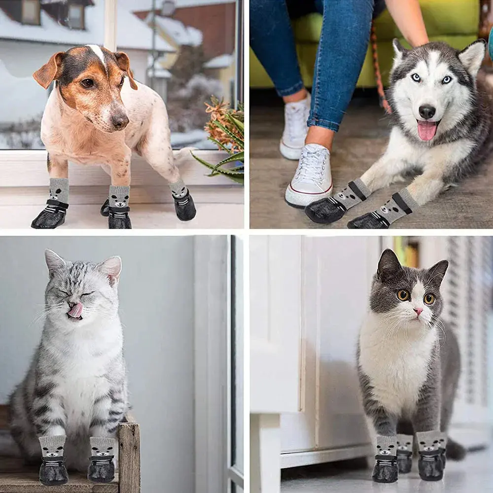 PawProtector⢠Waterproof Breathable Dog Socks: Non-Slip & Adjustable - Image 4