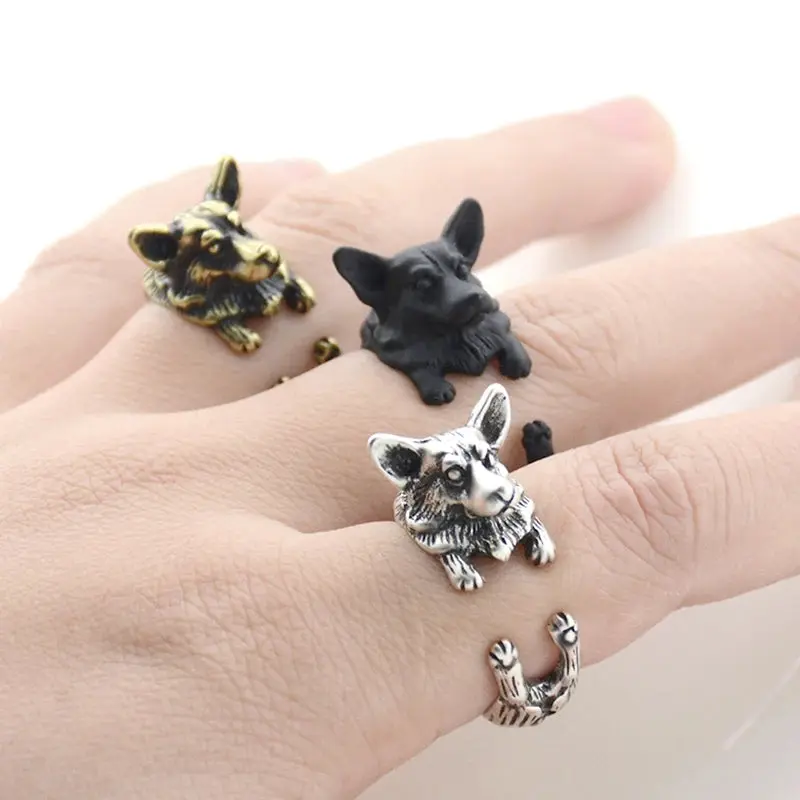 Dog Wrap Rings – Adorable Dog Jewelry - Image 3
