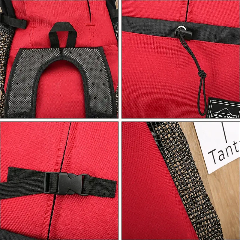 Durable Nylon Dog Carrier Backpack – Breathable Travel Bag for Pets - Image 4
