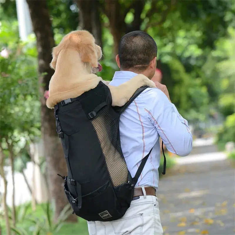 Durable Nylon Dog Carrier Backpack – Breathable Travel Bag for Pets - Image 5
