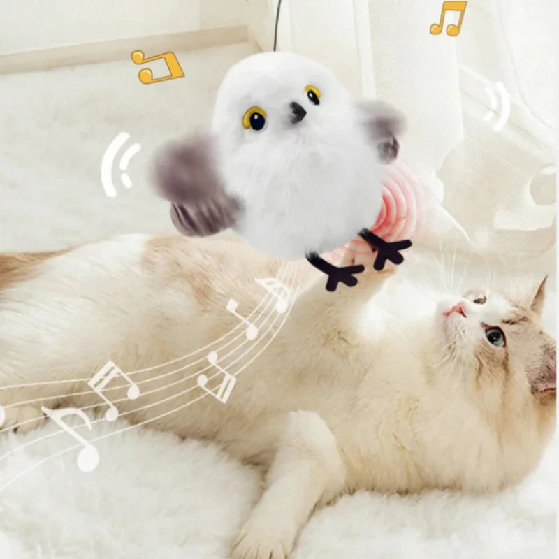 Fluttering and chirping bird cat toy - Image 5