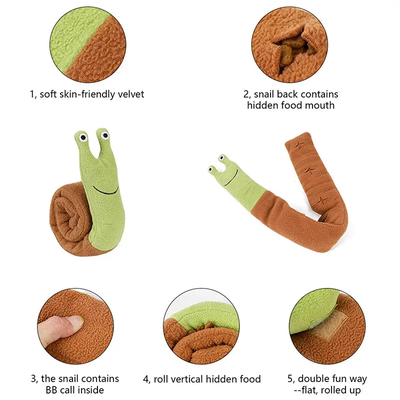 Snail Snacker Interactive Dog Toy – Perfect for All Breeds - Image 2