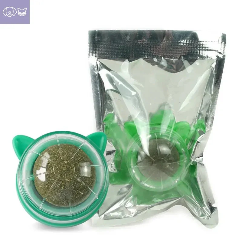 Natural Catnip Cat Rotatable Catnip Wall Ball - Image 20