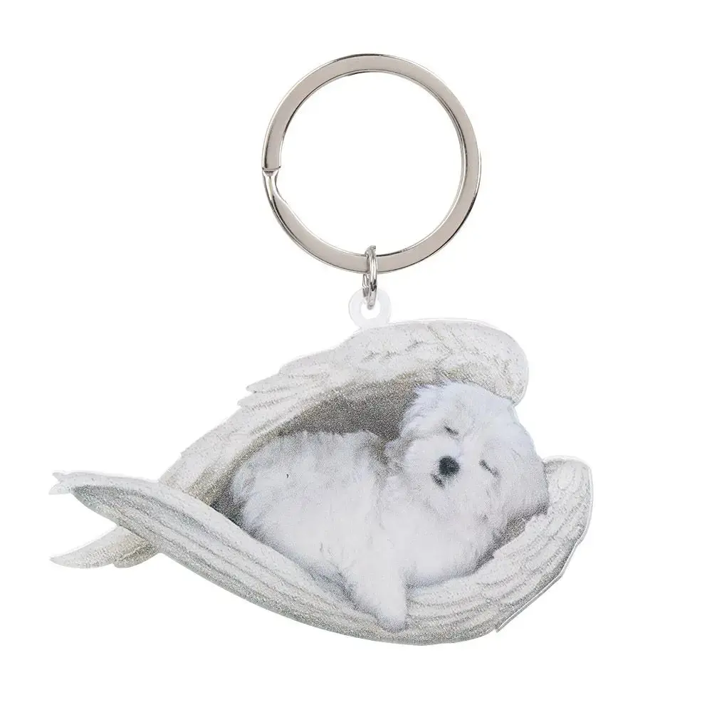 Cute Sleeping Angel Dog Ornament - Image 16