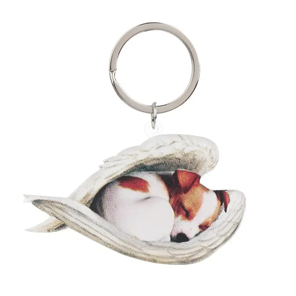 Cute Sleeping Angel Dog Ornament - Image 9