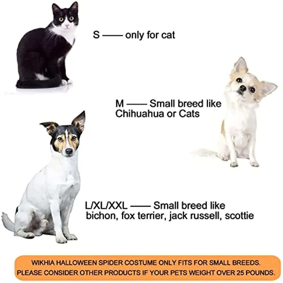Pet Spider Costume - Halloween Spider Costume for Cats and dogs - Image 3