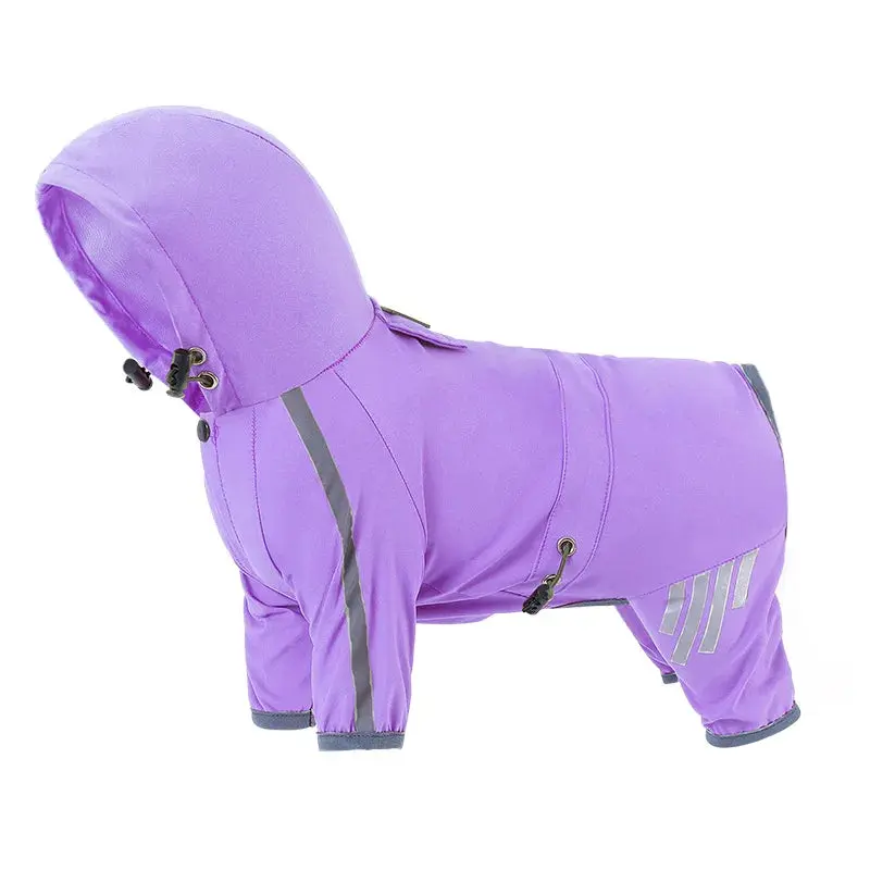 Reflective Dog Raincoat Waterproof for Small & Medium Breeds - Image 10