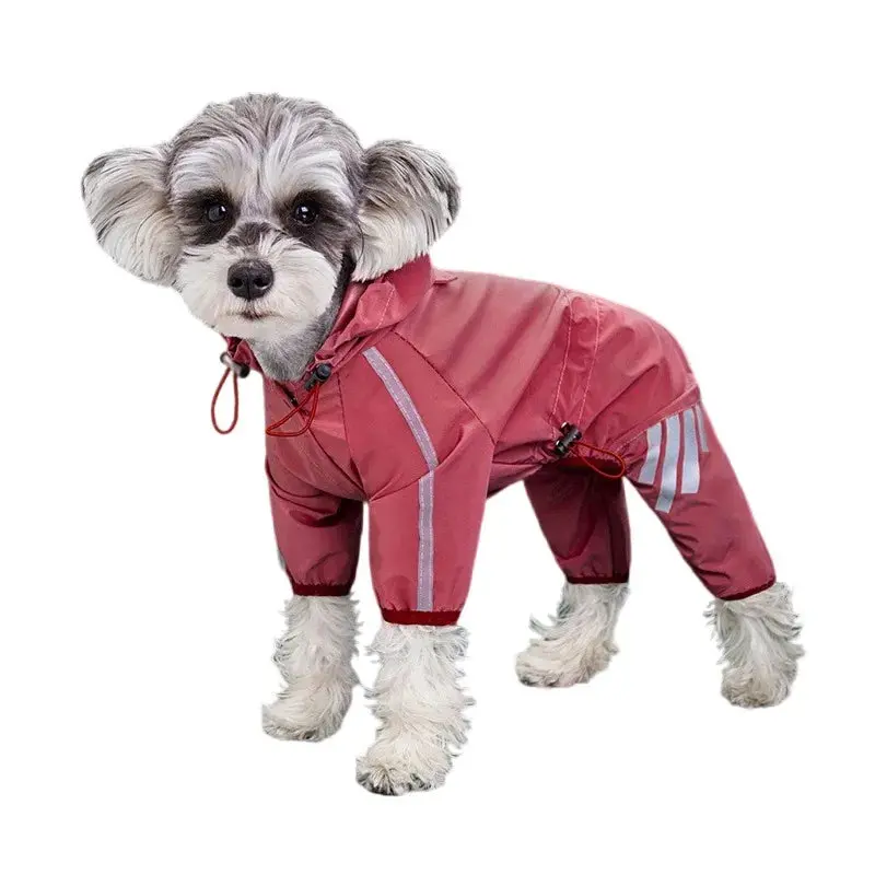 Reflective Dog Raincoat Waterproof for Small & Medium Breeds - Image 3
