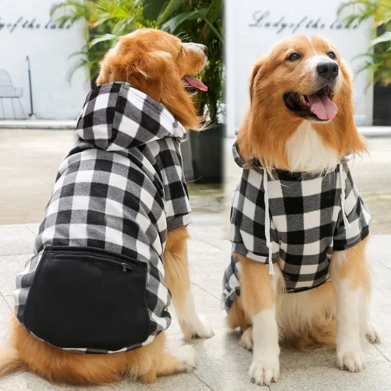 Reversible Dog Coat Winter – Plaid Vest for All Sizes - Image 12