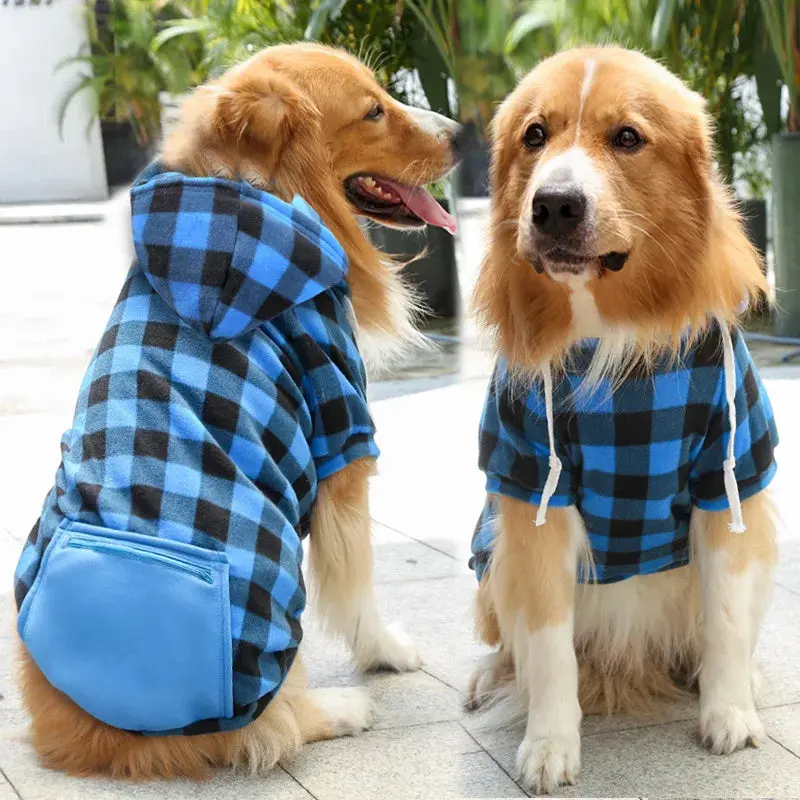 Reversible Dog Coat Winter – Plaid Vest for All Sizes - Image 15