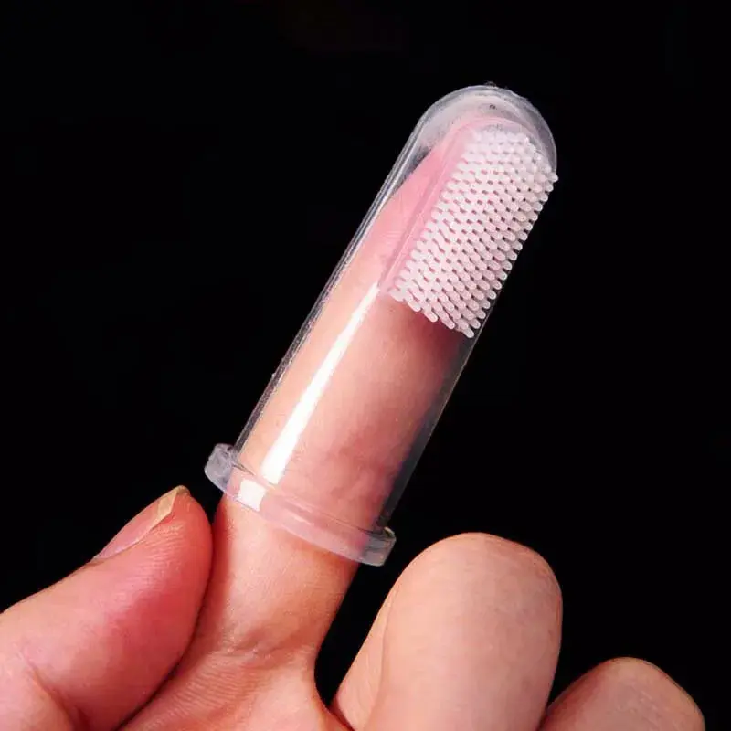Soft Silicone Finger Toothbrush for Dogs Dental Hygiene Tool (5 pcs) - Image 5