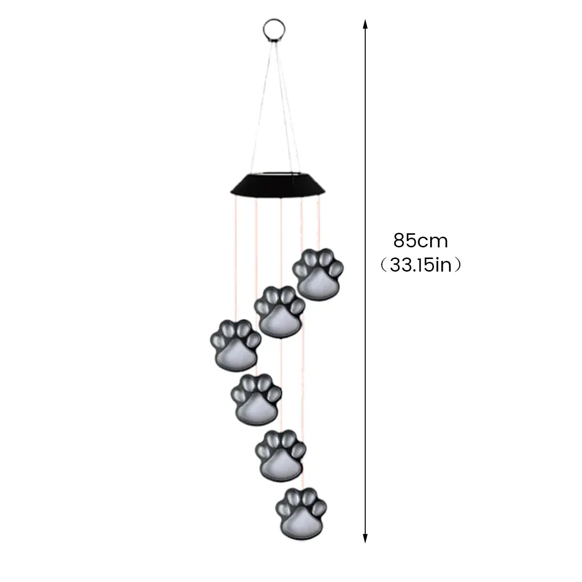 Solar LED Wind Chime Lamp - Image 3