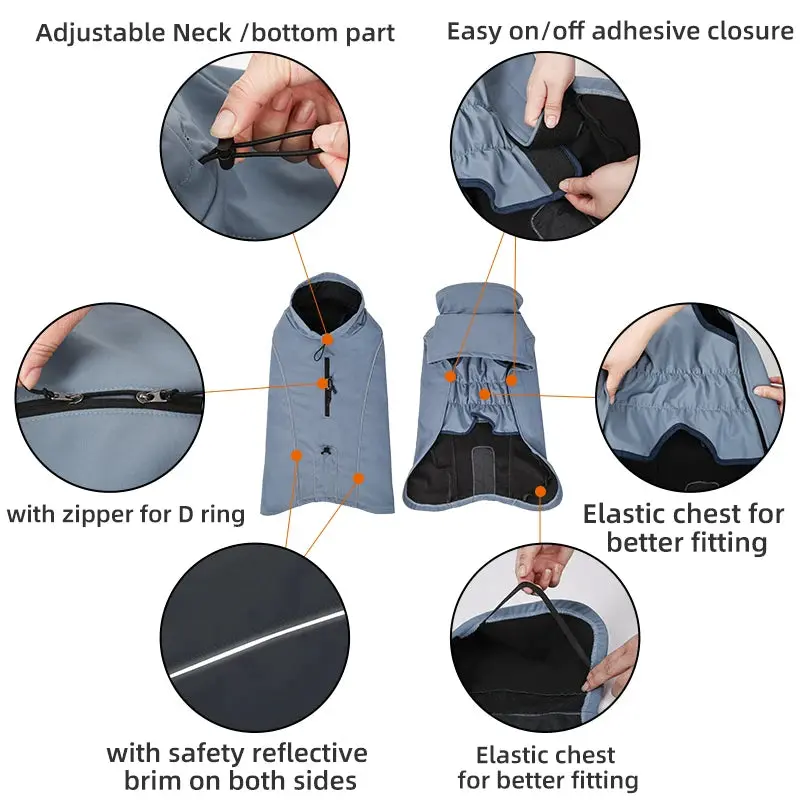 TripleShield Softshell Pet Jacket - Water-Resistant & Warm - Image 3