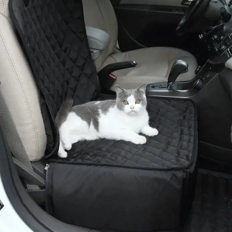 2-in-1 Waterproof Dog Car Seat Cover Hammock & Protector - Image 4
