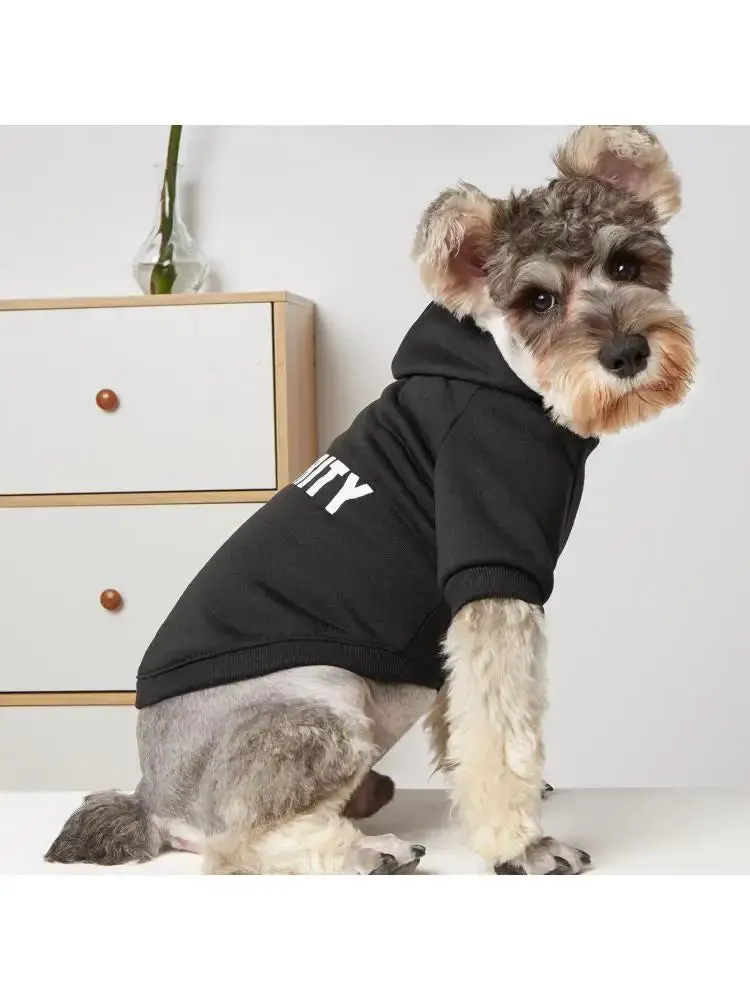 Winter Security Dog Hoodie with Leash Hole for Large & Small Dogs - Image 2