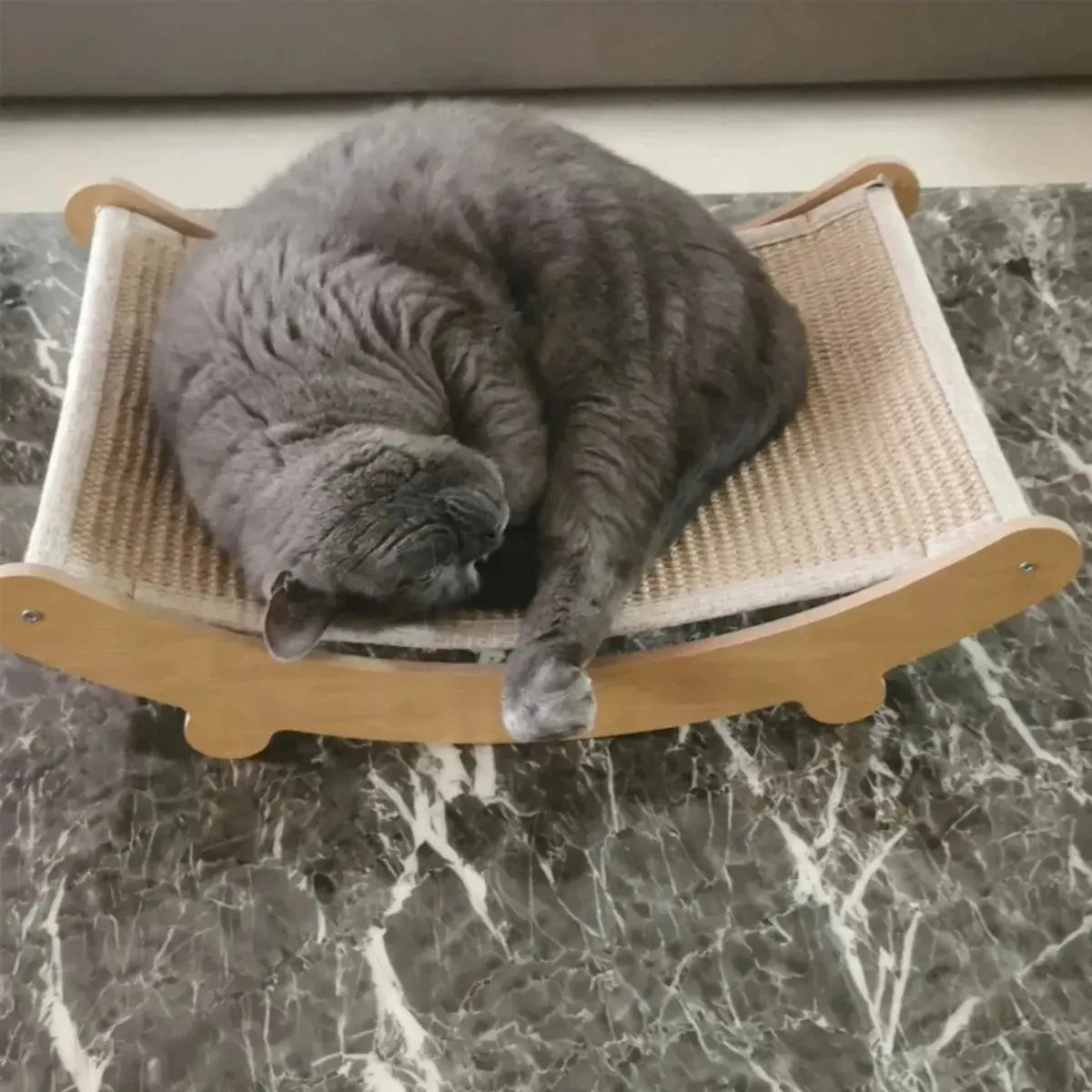 Wooden Cat Scratching Pad & Bed – Multi-Function Scratch Board - Image 6
