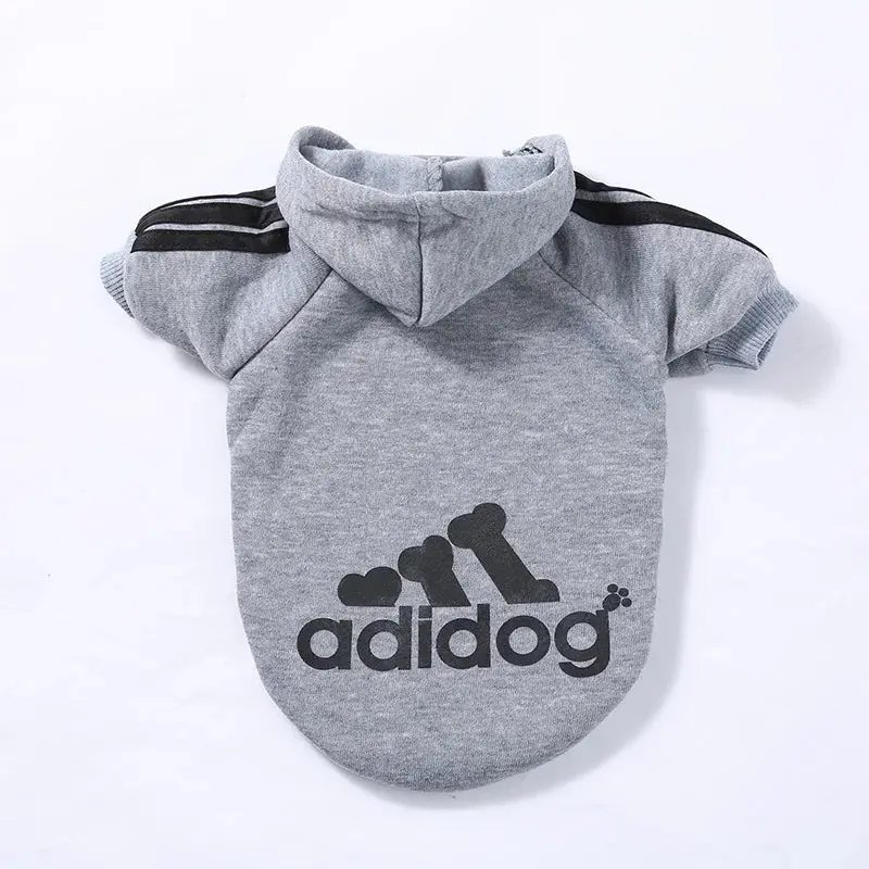 Adidog Pet Dog Clothes – Cotton Hooded Sweatshirt for All Sizes - Image 4